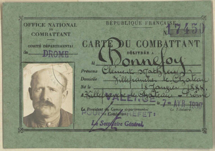 Bonnefoy, Clément Mathieu