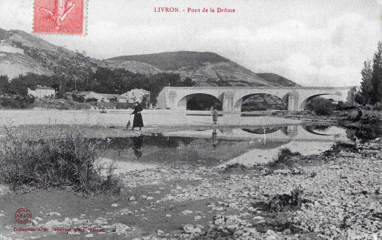 Le pont sur la Drôme.