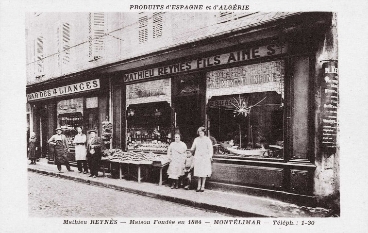 Montélimar.- L'épicerie Mathieu Reynès.