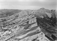 Vue aérienne du plateau.