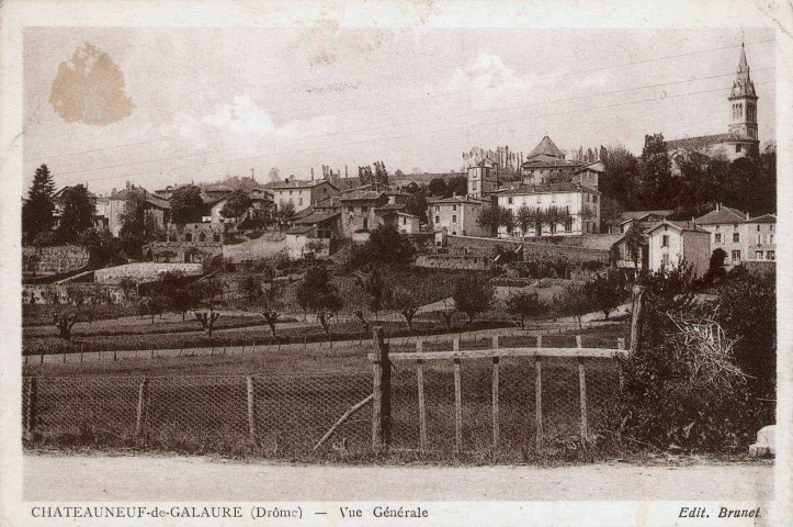 Vue générale du village.
