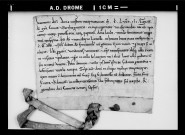 Confirmation d'exemption de péage par Sanche d'Aragon, comte de Provence.