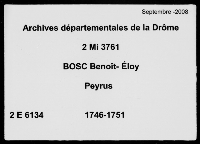 27 août 1746-22 juillet 1751