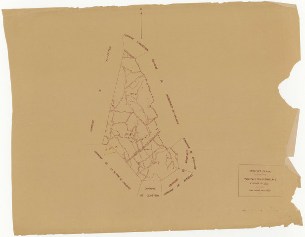 Tableau d'assemblage. 1933.