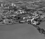 Vue aérienne du village.