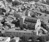 Vue aérienne d'une partie de la ville et de l'cathédrale Notre-Dame et Saint-Paul.