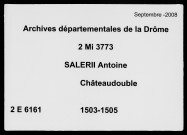 6 février 1503-30 janvier 1505
