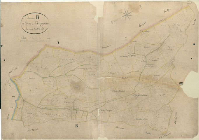 Section B3, Bois (les) et Veaugrand.