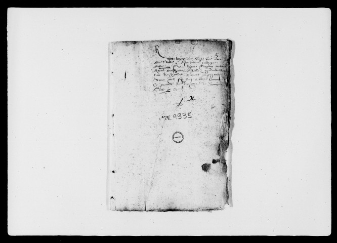 1er janvier 1603-10 août 1622