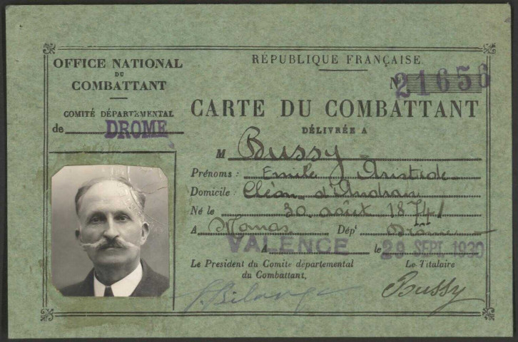 Bussy, Émile Aristide