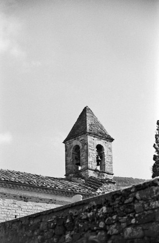 Rochebaudin. - Le clocher de la chapelle du cimetière.