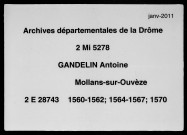 26 décembre 1560-15 novembre 1561