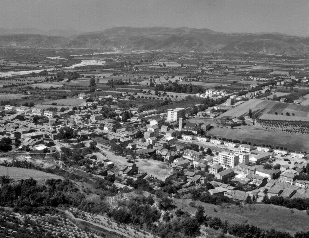 Portes-lès-Valence.- Vue aérienne des nouveaux quartiers.