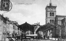 Valence. - Jour de marché place Saint-Jean (avant 1913).