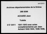 6 juillet 1641-8 avril 1643