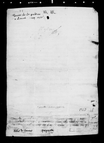 Donation par Guillaume de Clérieu.