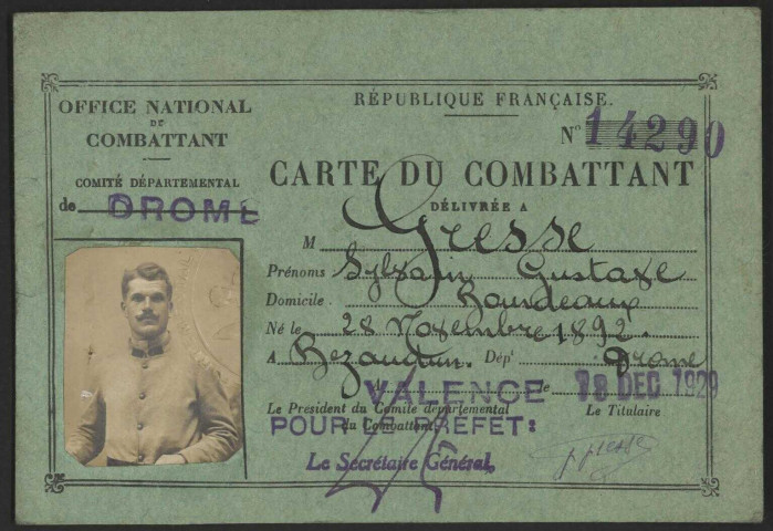 Gresse, Sylvain Gustave