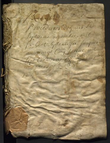 Inventaires de biens (7 novembre 1676-25 juillet 1706).