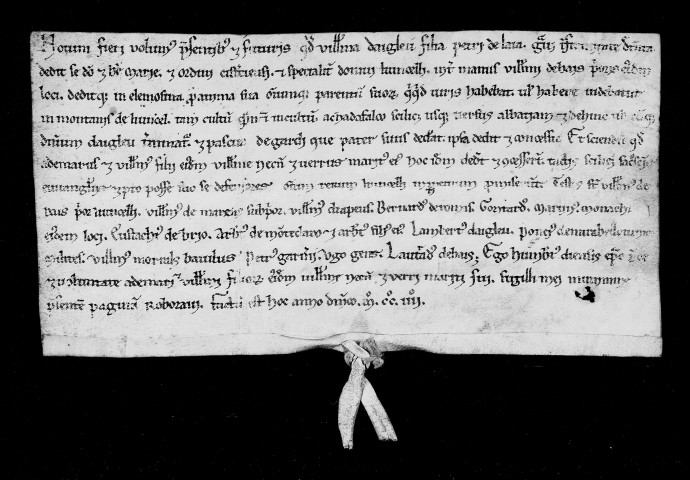 Donation par Guillaume d'Eygluy.