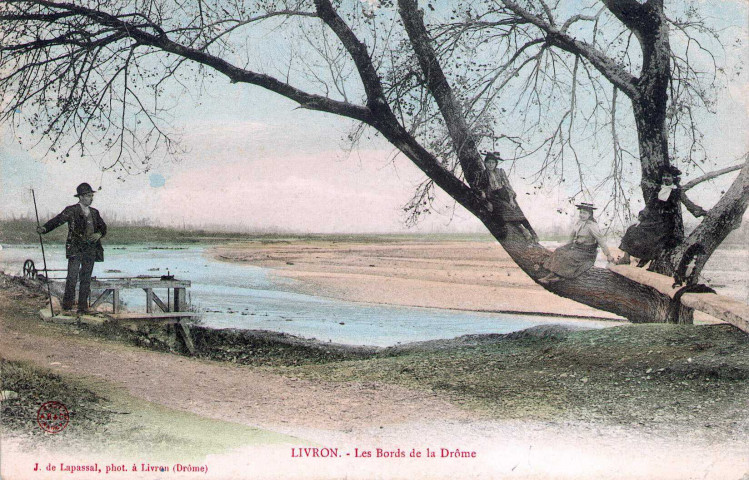 Les bords de la Drôme.