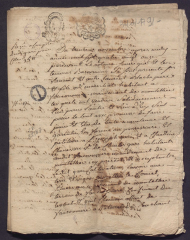 30 novembre 1791-14 septembre 1792