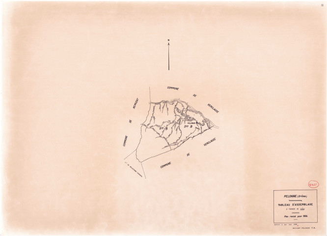 Tableau d'assemblage. 1988.