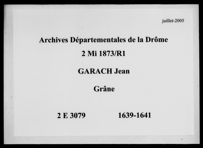 8 février 1639-24 mai 1641