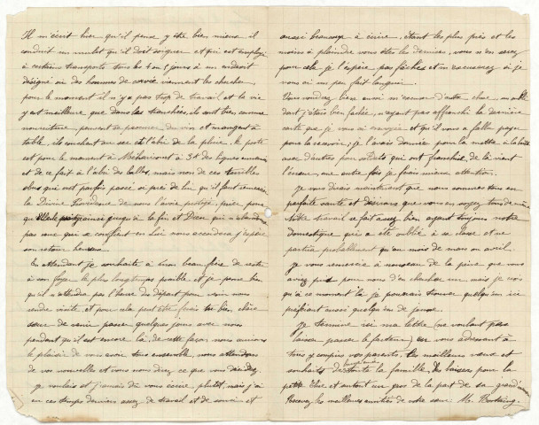 Lettres de [Marie] Rostaing.