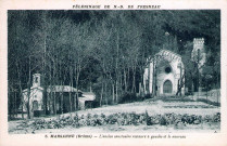 L'ancien et le nouveau sanctuaire Notre-Dame de Fresneau.