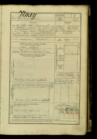 n°1-493 avec table alphabétique.