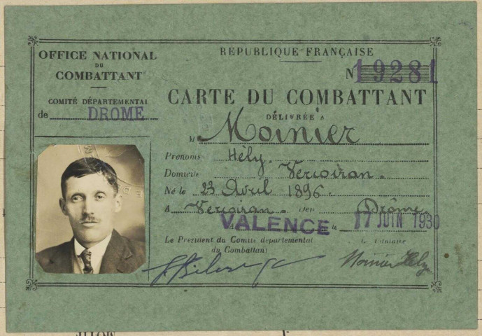 Moinier, Hély Joseph