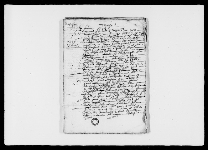 27 avril 1625-24 juillet 1672