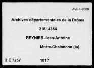 1er janvier-29 juin 1817