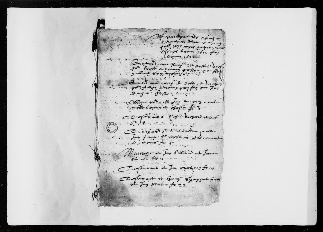 25 janvier 1613-30 octobre 1622