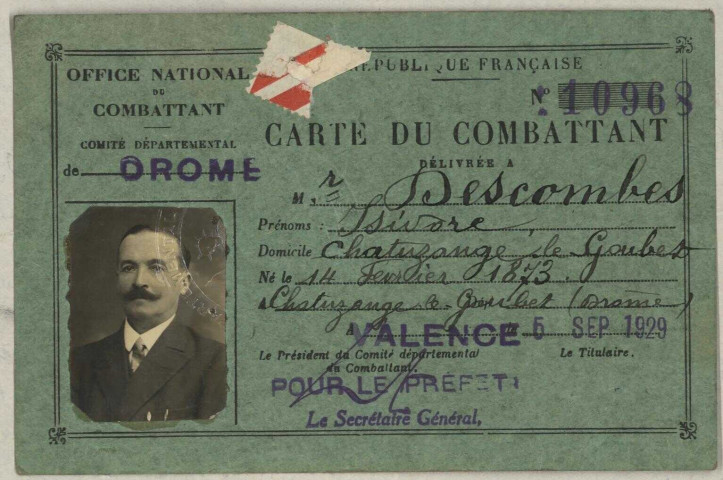 Descombes, Isidore Lucien