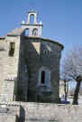 Bouchet.- Le chevet de l'église.