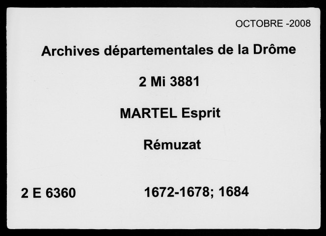 4 décembre 1672-janvier 1675