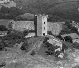 Vue aérienne de la tour.