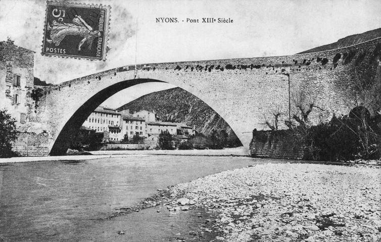 Nyons. - Le pont sur l'Eygues.