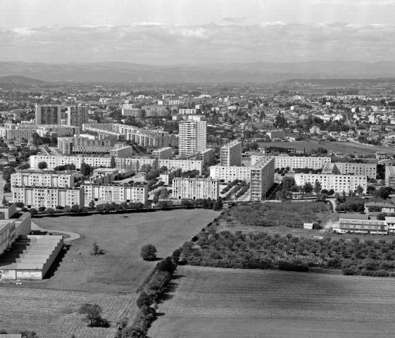 Vue aérienne du quartier La Monnaie.