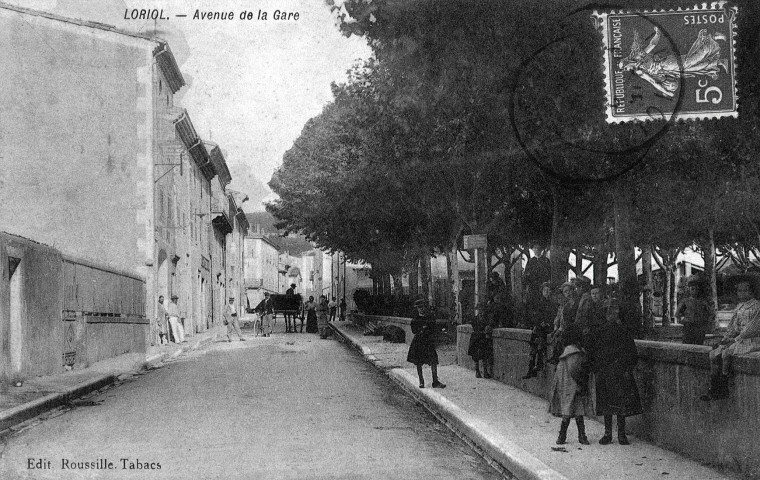 Loriol-sur-Drôme.- L'actuelle avenue du Général de Gaulle.