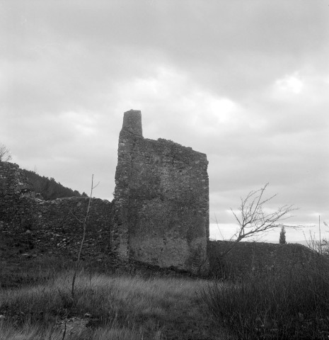 Mirmande. - Maison en ruines.