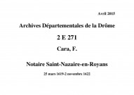 25 mars 1619-2 novembre 1622