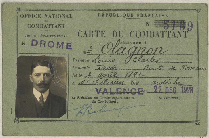 Olagnon, Louis Charles Joseph