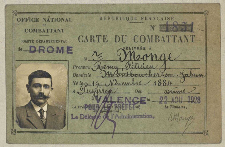 Monge, Rémy Félicien