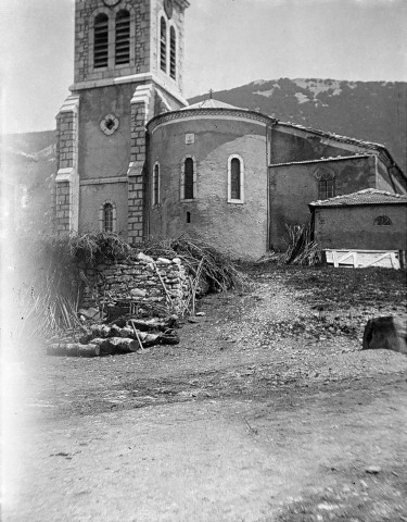 Vassieux-en-Vercors.- L'église Sainte Vierge.