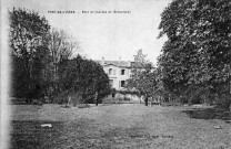 Pont-de-l'Isère.- Le parc du château Beauséjour.