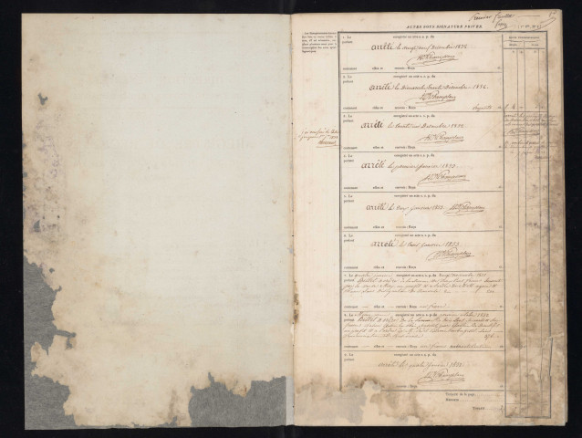 29 décembre 1832 - 17 janvier 1837