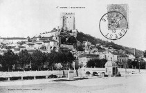 Crest.- Vue générale de la ville.