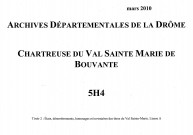 Tiroir 2, liasses A-B. États, dénombrements, hommages et inventaires des titres du Val-Sainte-Marie.